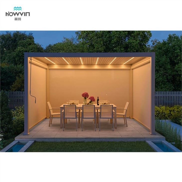 Pergola With Open Close Roof